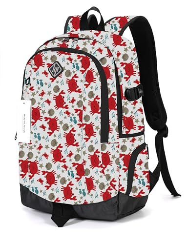 rickyh style School Backpack Travel Bag for Men & Women Lightweight College Back Pack with Laptop Compartmen - color: 09pxie