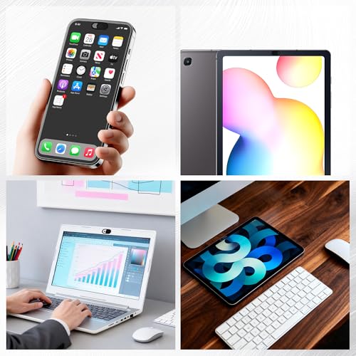 50 Pcs Webcam Cover Slide, Ultra-Thin Cell Phone Camera Cover | 0.023 Inch, Universal Durable, For Laptop, Smartphone, Computer, Protect Your Privacy and Security