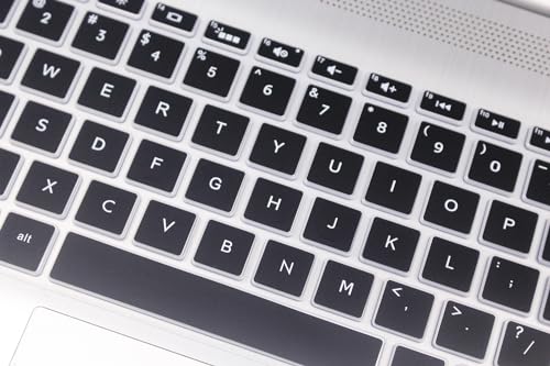 Keyboard Skin Compatible for HP Envy 17 Series/HP Envy x360 15.6" 15M-BP 15M-BQ Series/2020 2019 HP Pavilion 15 15-BS 15-BW 15-CC 15-CB 15-CD Series/HP Laptop 17t 17-BS 17-BW 17-CA 17-by Series -Black - color: Black