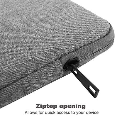 MoKo 9-11 Inch Tablet Sleeve Bag Padded Protetive Carrying Case | Fits New 11inch iPad Air M4, iPad A16 2025, iPad Pro 11 M4, Air 5/4/3, iPad 10/9/8th Gen, Tab S8/S9 11", Light Gray - color: Light Gray, size: 9-11 inch