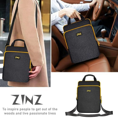 Laptop Case 12.9 13 Shoulder Bag, Expandable Handbag with Valuables Compartment Compatible with MacBook Air/Pro/Neo 13" M5/M4/M3/M2/M1, iPad 12.9/13/11, Water-Resistant & Shockproof,B01K04 - color: B01k04, size: 13"