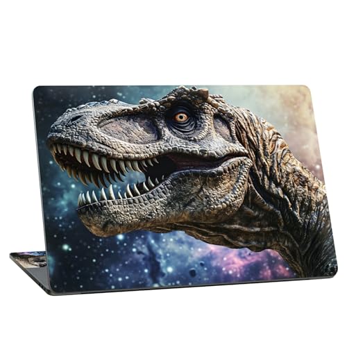 Universal Laptop Skin Sticker with 2 Wrist Pad Skins, Waterproof Scratch Resistant Vinyl Laptop Cover Decal, Cut to Fit for 11–15.6 Inch MacBook HP Dell Lenovo, Dinosaur - color: Dinosaur