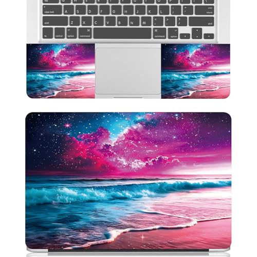 Universal Laptop Skin Sticker Decal for 11.6”12" 13" 13.3" 14" 15" 15.4" 15.6" Reusable Waterproof Scratch-Scratch Resistant Protective Vinyl Laptop Notebook Skin Stickers - Galaxy and Sea - color: Galaxy and Sea