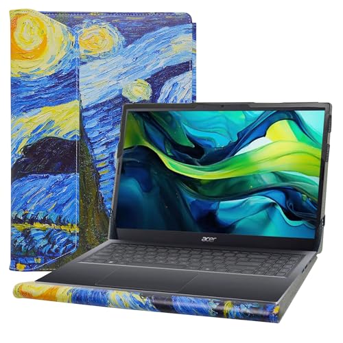 Protective Case for Acer Aspire 15 A15-61M A15-51M/Aspire Go 15 AG15-71PT AG15-21P AG15-31P/Aspire 5 15 A515-47 A515-48M/Nitro V 15 ANV15-41 ANV15-51/TravelMate Vero 15 TMV15-51,Starry - color: Starry Night