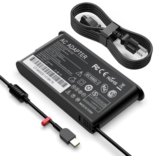 230W 20V Laptop Charger Compatible with Lenovo Legion Gaming Laptops | Legion 5 7 Y740 Y7000P Legion 5i Gen9 ThinkBook 16p Gen4 ThinkPad P16 P73 P/N: ADL230NLC3A ADL230SCC3A ADL230NDC3A SA10R16890 - color: Black