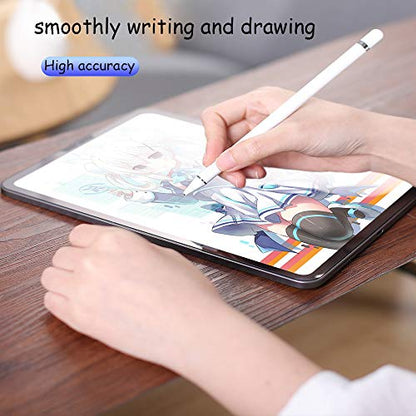 Active Digital Stylus Pen for Touchscreen, Stylus Pencil for Apple iPad mini/Pro/Air, Switch, Samsung, iPhone, Android and Most Phone & Tablet, 1.5mm Fine Point Rechargeable Pens - White - color: White