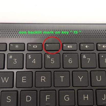 Replacement Upper Case Palmrest for HP 14Z-DK 14-DK 14-CF 14S-CF 14-DF Series Laptop Non-Backlit Keyboard Assembly Top Cover Touchpad L24818-001 Gray