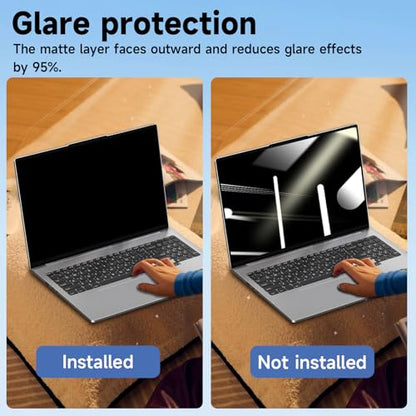 Laptop Privacy Screen 16 Inch | Laptop Screen Privacy Shield 16:10 Aspect Ratio Anti-Glare Blue Light Computer Monitor Protector - size: For Laptop 16 Inch 16:10