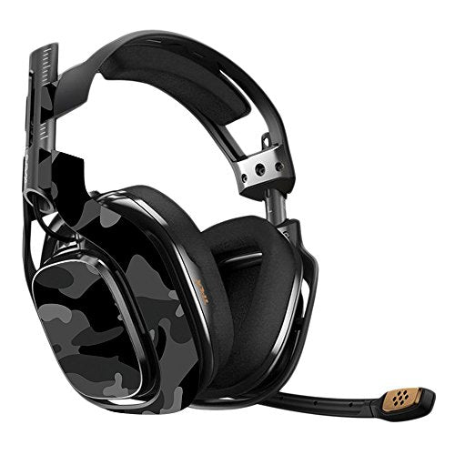 MightySkins Skin Compatible with Astro A40 3rd Generation Gaming Headset - Black Camo Protective, Durable, and Unique Vinyl Decal wrap Cover Easy to Apply, Remove, and Change Styles Made in The USA - color: Black Camo