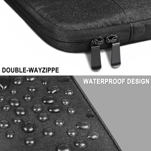 Laptop Sleeve 14 Inch, Water Resistant Traveling Computer Cover with Handle | Laptop Case, Shockproof Protective Carrying Laptop Bag Compatible for 14 Inch MacBook Air/Pro, HP, Dell, Asus, Lenovo, Black - color: Black, size: 14 Inch