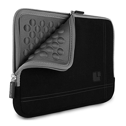 13 Inch Laptop Sleeve Neoprene Padded Case for Work and Commute - Gray - color: Gray