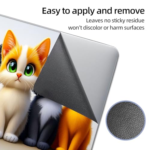 Universal Laptop Skin Sticker Decal, 12"-15.6" Aesthetic Vinyl Wrap, Cute Kittens Group Waterproof Notebook Cover Art Protector for MacBook HP Dell Lenovo, Fits 13" 14" 15" 15.6" - color: Cute Kittens Group