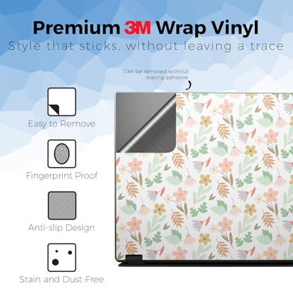 Laptop Skin Compatible with Asus TUF Gaming A14 (2026) - Neutral Flowers - Premium 3M Vinyl Protective Wrap Decal Cover - Easy to Apply | Crafted in the USA by MightySkins - color: Neutral Flowers, size: TUF Gaming A14 (2026) Full Cover Skin, style: Matte