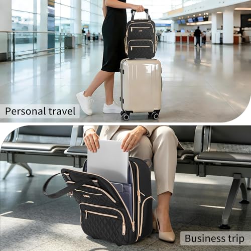Underseat Carry On Luggage with Wheels, 17inch Lightweight Overnight Soft Sided Personal Luggage Bag Carry-On Suitcase for Short Trip Travel Business, Black - color: Black