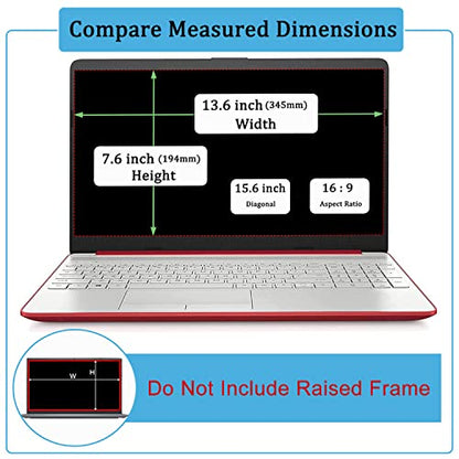 YINOVEEN 2 Pack Anti-Glare Screen Protector for 15.6" Acer Aspire 5 /Aspire 1 15.6/Swift 15.6 /Chromebook 3 15.6/ Nitro 15.6/ Acer Predator 300 15.6, Matte, Anti Fingerprint, Ultra HD - color: Anti Glare