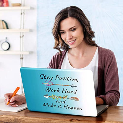 DINKY Laptop Skin Sticker Decal, 12" 13" 13.3" 14" 15" 15.4" 15.6 inch Laptop Universal Reusable Vinyl Skin Stickers Cover Art Decal Notebook PC Personalized Protector-Inspirational Quote - color: Inspirational Quote