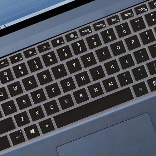 Keyboard Cover for Microsoft Surface Laptop 6/ Surface Laptop 5/Surface Laptop 4 13.5" 15" Laptop, Surface Laptop Studio 2 (2023), Surface Laptop Studio 14.4" Keyboard Protective Skin-Black - color: Black