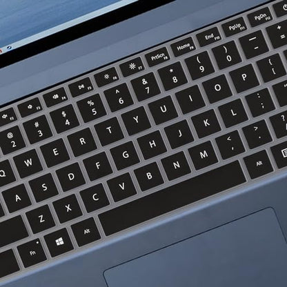Keyboard Cover for Microsoft Surface Laptop 6/ Surface Laptop 5/Surface Laptop 4 13.5" 15" Laptop, Surface Laptop Studio 2 (2023), Surface Laptop Studio 14.4" Keyboard Protective Skin-Black - color: Black