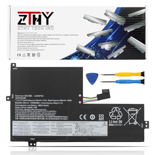 L22M3PG0 Battery Replacement for Lenovo 100e 300e 500e Yoga Chromebook Gen4 | IdeaPad Flex 3 Chrome 12IAN8, IdeaPad Slim 3 Chrome 14M868 Laptop L22B3PG0 L22D3PG0 L22X3PG0 L22C3PG0 Battery 11.31V 47Wh - size: 8.54*5.00*0.19 inch L22B3PG0