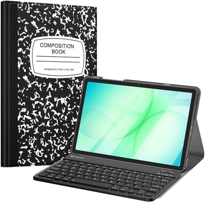 FINTIE Keyboard Case for Samsung Galaxy Tab A11 Plus/A9 Plus 11'', CompBook | 3 Viewing Angles, Detachable Bluetooth Keyboard, Rechargeable Battery, Dual Protection, Work Study Travel Use - color: CompBook