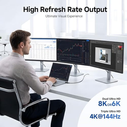 Cable Matters [Intel Certified] 80Gbps Thunderbolt 5 Cable, 3.3ft / 1m | White, [up to 120Gbps Boost, 8K@120Hz / 6K@240Hz / 4K@540Hz with DSC, 240W, 80G Data Transfer], Supports TB 4/3, USB4, USB-C - color: White, size: 3.3 ft