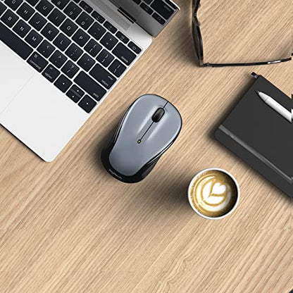 Logitech Wireless Mouse M325 with Designed-For-Web Scrolling - Light Silver - color: Light Silver