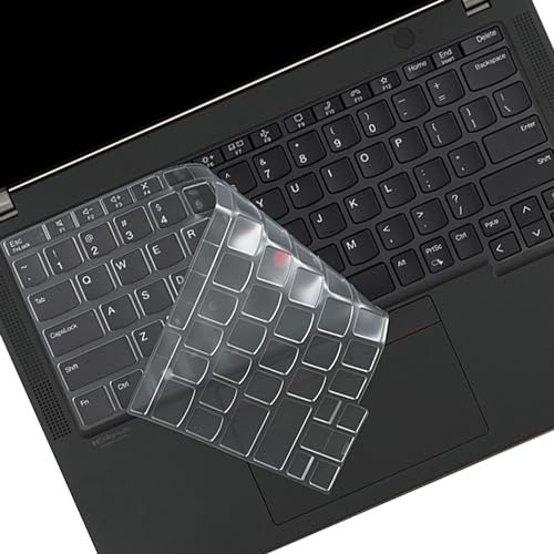 Keyboard Cover for Lenovo Thinkpad X13 Gen 5/4/ 3, Thinkpad X13 Yoga Gen 4, Thinkpad X13s Gen 1, Thinkpad X1 Nano Gen 3 13.3" Ultra Thin Keyboard Protective Skin-TPU