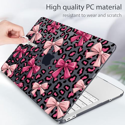 Tuiklol for 2026 MacBook Neo 13 Inch A18 Pro Chip Case, (Model A3404) Anti-Scratch Anti-Drop Slim Hard PC Shell Case with Shockproof Protective MacBook Neo Laptop Cover, Print Bow - color: Print Bow