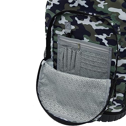 Travelers Club 18" Rolling Backpack with Shoulder Straps, Camo - color: Camo, size: 18 Inch
