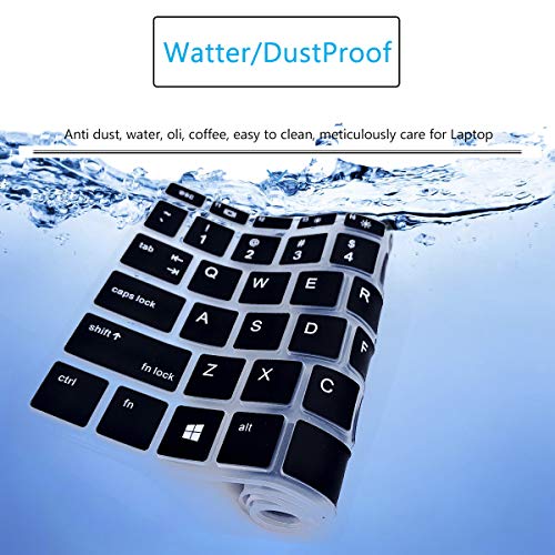Keyboard Cover for 15.6" HP ProBook 450(G5/G6/G7) 455(G5/G6/G7) 650 G4 G5|17.3" HP ProBook 470 G5 (Not Fit ProBook 450/455 G8 G4 G3 G2 G1, ProBook 650 G8 G3 G2 G1)-Black - size: 15.6 Inch