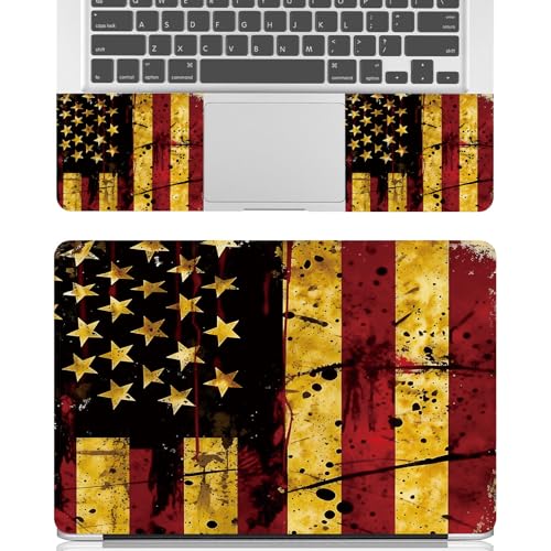 Universal Laptop Skin Sticker Decal for 11.6”12" 13" 13.3" 14" 15" 15.4" 15.6" Reusable Waterproof Scratch-Scratch Resistant Protective Vinyl Laptop Notebook Skin Stickers - American Flag - color: American Flag