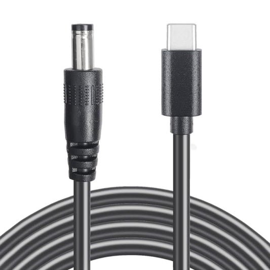 4.9Ft USB Type C Input to DC 5.5x2.5mm 12V 3A Out Power Cable - PD Type-C to DC 5.5mm X 2.5mm Adapter Cable Made for Car Refrigerator, Power Bank, Router, Thermal Printer, CCTV Series - style: USB C to 5.5x2.5mm