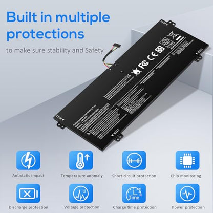 ASUNCELL L16M4PB1 L16L4PB1 L16C4PB1 Laptop Battery for Yoga 730-13IWL ideapad Yoga 720-13IKB 730-13IKB Series Notebook 5B10M52738 5B10M52739 5B10M52740 5B10Q38237 5B10Q38238 2ICP4/43/110-2 - color: L16C4PB1