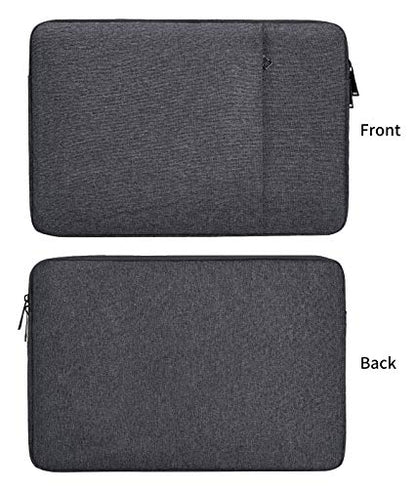 15.6-16 inch Laptop Sleeve Case for HP Omnibook 16, HP Envy X360/Pavilion 15.6/ProBook 15, Lenovo IdeaPad 15, Acer Aspire 15, Dell Inspiron 16 Plus, Samsung Galaxy, Water-Resistant Computer Bag - color: Space Grey, size: 15.6 inch