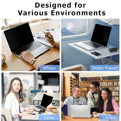 Adeway Privacy Screen for MacBook Air M5/M4/M3/M2/M1 13.6 Inch (2022–2026) | Anti-spy, Magnetic Attachment with Nano Adhesive, Blue Light Reduction & Anti-Glare, Ideal for Office - size: Macbook Air 13.6 Inch (2022-2025)