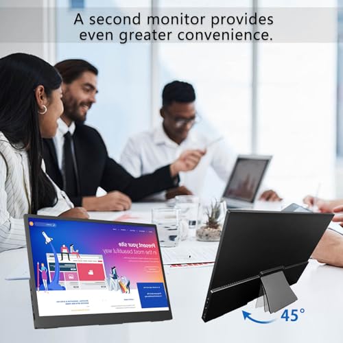 Portable Monitor 10.5'' 1920x1280 Second External Monitor for Laptop 3:2,100％sRGB,w/45° Adjustable Stand,HDMI USB-C Computer Display for Laptop PC Phone Mac - size: 10.5"