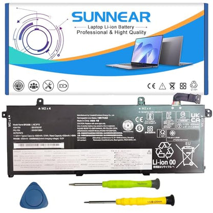 L18C3P71 L18C3P72 SB10T83122 5B10W13877 Battery Replacement for Lenovo ThinkPad T490 T495 T14 P14S P43S Series 02DL007 L18L3P73 SB10K97645 02DL010 SB10K97648 02DL008 - size: 12.17*5.75*1.26 inches L18C3P71