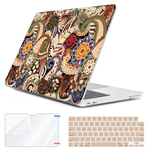 Compatible with MacBook Neo Case 13 inch 2026 Release A3404 with A18 Pro Chip, Anti-Crack & Scratch Protective Hard Shell Case & Keyboard Cover & Screen Protector & Webcam Cover, Mandala - color: Mandala