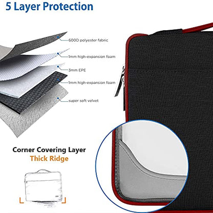 Hseok Laptop Sleeve 13-14 Inch Case Briefcase Compatible with MacBook Neo Pro 14 M5/M4/M3/M2/M1, All Models 13.3 Mac Air/Pro, XPS 13 14, Most Popular 13"-14" Notebooks,B03K02 - color: B03K02, size: 13"-14"