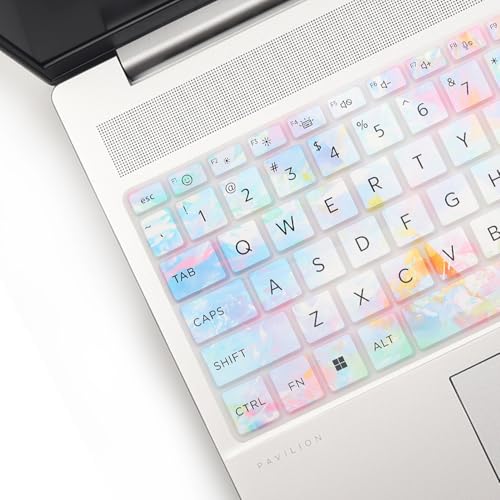 Keyboard Cover for 2025 2024 HP 15.6 Laptop 15-fc 15-fd Series 15z-fc000 15-fd0083wm 15-fc0093dx 15-fc0072ns 15-fc0081nr fc0013od fc0025la 15-fd0025st fd0075tg fd0052ns fd0357nr 15t-fd000|fd100-CFul - color: Dazzle