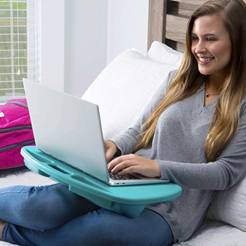 LAPGEAR MyDesk Lap Desk – Turquoise, Fits 15.6” Laptops - color: Turquoise, size: Single Unit