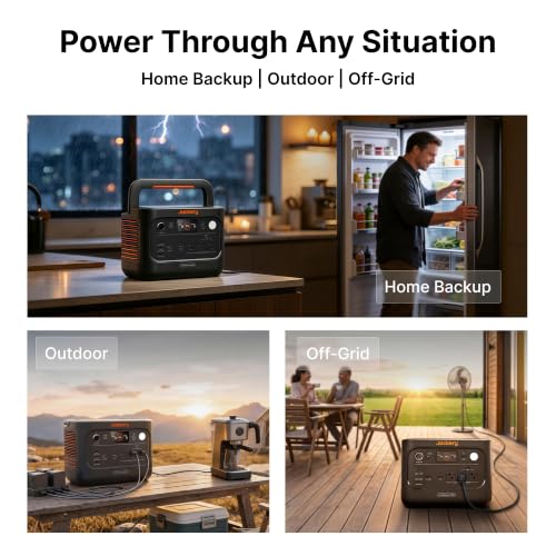 Jackery HomePower 1000 v2 Solar Generator with 200W Solar Panel, 1024Wh LiFePO4 Portable Power Station, 1500W Output, 10ms UPS, 3.8H Solar Charge, for Emergency, Outdoor, Off-grid - style: HP1000v2+200W