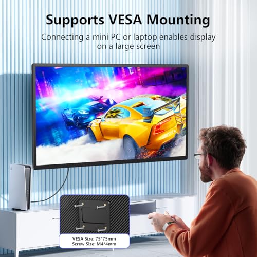 23.8" Large Portable Monitor, 2.5K QHD 180Hz Laptop Screen Extender, 150% RGB 178° IPS, Speakers & USB Hub for Office/Gaming with Kickstand, Travel Monitor for Laptop/PC/Mac/Xbox, VESA USB-C & HDMI - style: A2-23.8" Portable Monitor