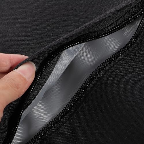TEHAUX Sturdy 15.6 Inch Laptop Sleeve and Tablet Handbag Portable Computer Storage Bag Shockproof Carrying Case for Travel and Outdoor Use in Black