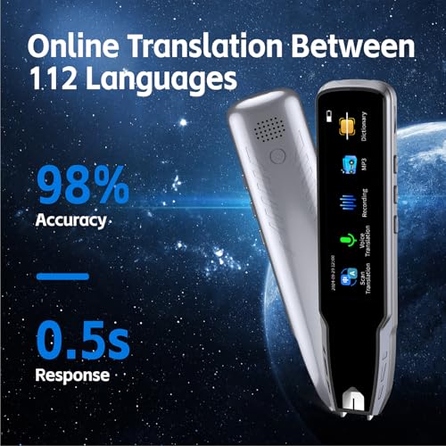 Translator Pen, Scan Reader Pen, Language Translator Device | Text to Speech, Assistive Tool for Dyslexia, Language Learners and Learning Difficulties, Including 112 Languages