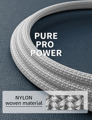 USB A to USB C Cable Fast Charging [2 Pack, 6FT] USB to USB C Charger Cable | Upgraded Extra Durable Braided USBC Cable Compatible with iPhone 17 16 15 Pro Max, Samsung Galaxy S26 and More -Silver - color: Silver, size: 6FT, style: USB A to USB C