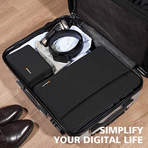 NIDOO Laptop Sleeve 13-14 inch Computer Bag Case for Lenovo Thinkpad X1 Yoga/Chromebook 3 / HP EliteBook 640 645 840/13.5" Surface Book 3/14.4 Surface Laptop Studio / 14.6" Galaxy Tab S8 Ultra - color: Black, size: 13-14 Inch