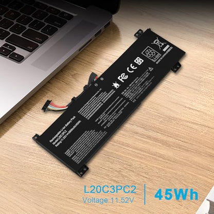 Futurebatt L20C3PC2 Battery Replacement for Lenovo Ideapad Gaming 3-15IHU6 3-15ACH6 82K20015US 82K200UTUS Series L20D3PC2 L20L3PC2 L20M3PC2 5B11B96715 5B11B96719 SB11B96716 - size: L20C3PC2 12.17 4.57 1.02