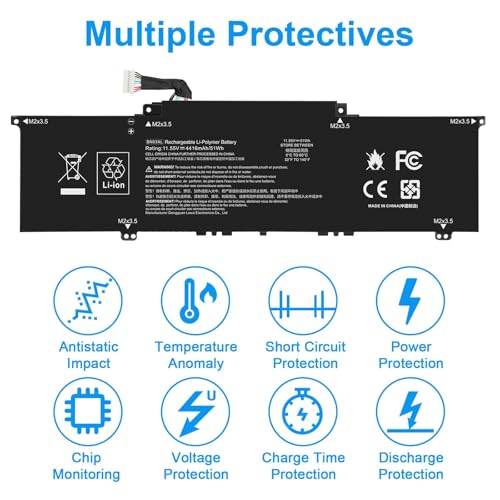 ASUNCELL BN03XL L77034-005 Battery for 2020 HP Envy X360 15M-EE 15M-ES 15-ES 13-BA 13-AY 13-ay0xx 15m-ee0xxx HSTNN-DB9N HSTNN-OB1O L73965-271 L76965-271 L76985-271 L76965-2C1 L76965-AC1 - size: BN03XL 12.60 × 6.50 × 0.94 in