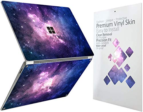 Cover Skin Decal Sticker for 2023 Microsoft Surface Laptop Go 3/ Laptop Go 2/ Laptop Go 12.4", Easy Apply, Anti-Scratch, Residue Free Vinyl Skin [Nebula] - color: Nebula, size: Surface Laptop Go 3/2/1